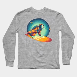 Exploring the Cosmos - Astronaut Space Exploration Long Sleeve T-Shirt